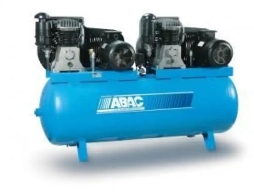 ABAC (ITALY) AIR COMPRESSOR 1000LTR 7.5HP 3PHASE DOUBLE HEAD - image