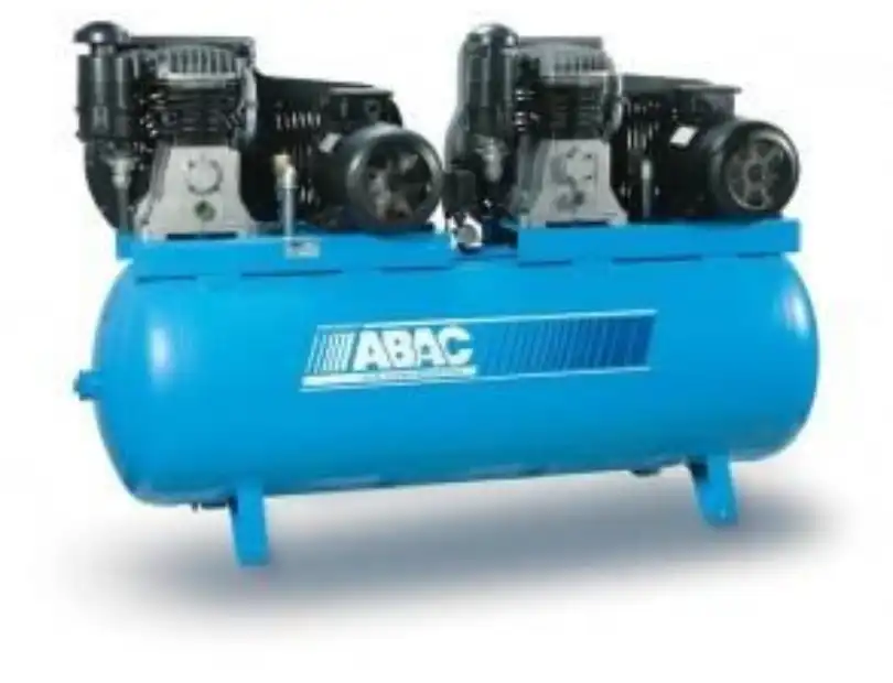 ABAC (ITALY) AIR COMPRESSOR 1000LTR 10HP 3PHASE DOUBLE HEAD - image