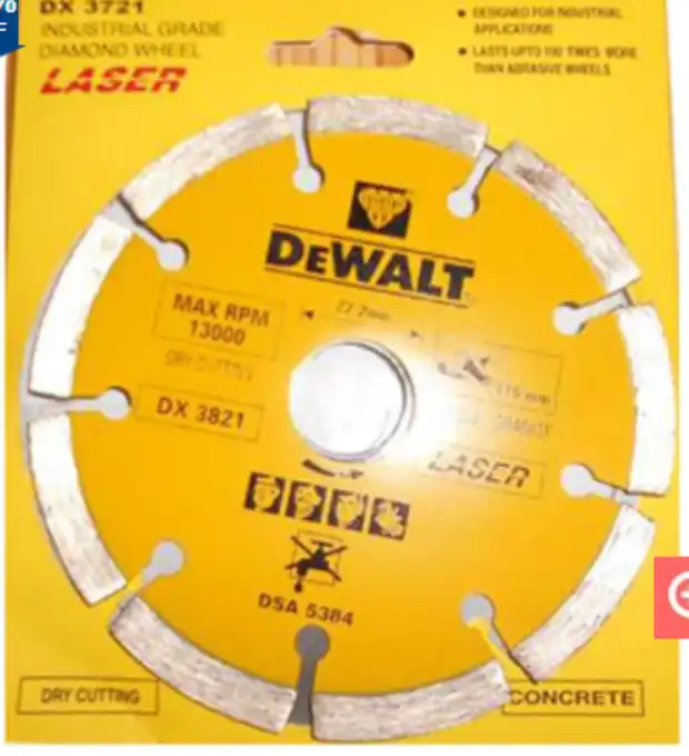 Dewalt Laser Segmented Blades - image