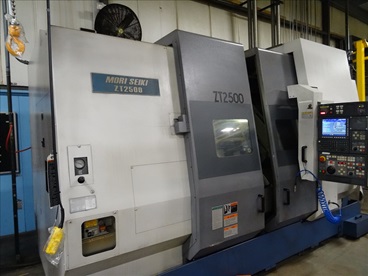 2001 MORI SEIKI ZT2500Y 4-AXIS TWIN SPINDLE TWIN TURRET CNC LATHE W/ LIVE MILLING AND BAR FEED - image