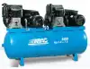 ABAC (ITALY) AIR COMPRESSOR 500LTR 7.5HP 3PHASE DOUBLE HEAD - image