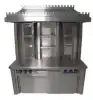 6 BURNERS GAS SHAWARMA MACHINE WITH CABINET - image