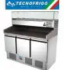 TECNOFRIGO PIZZA PREP STATION WITH SALAD BAR TOP TFPZ903/380 - image