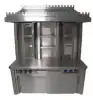 6 BURNERS GAS SHAWARMA MACHINE WITH CABINET - image