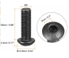 Hex Socket Button Head Cap Bolt - image