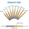 Titanium Coat End Mill Bits, - image