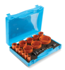 Clarke HSS Hole Saws set HSS16-51C includes 12 pieces of hole saws - image
