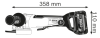 Bosch GWX 18V-10 SC, cordless angle grinder - image