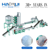 Competive Price Double Stage Fibre Grade Plastic Recycling Equipment - image